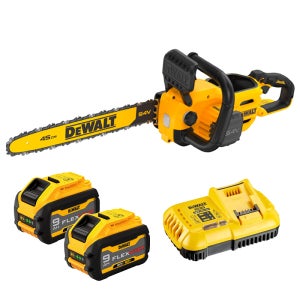 디월트 DCMCS574X2 무선 450MM 체인톱 60V 전기톱 배터리(3.0)2개 세트
