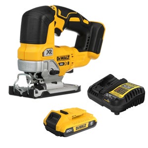 디월트 DCS334D1 충전 브러쉬리스 직쏘 20V 직소기 배터리(2.0) 1개 세트