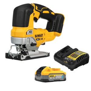 디월트 DCS334H1 무선 브러쉬리스 직소기 20V 직쏘톱 파워스택(5.0) 1개 세트