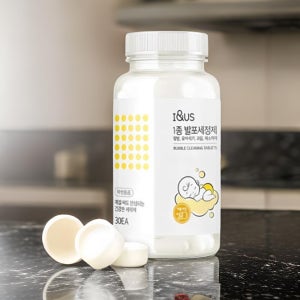 텀블러 세정제 스테일레스 스텐 커피포트 세척 발포 클리너 찌든때 이지클린 타블렛 4개