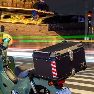 벤시 오토바이 알루미늄 탑박스 블랙 실버 65L 외 배달통 배달가방 [도착보장]