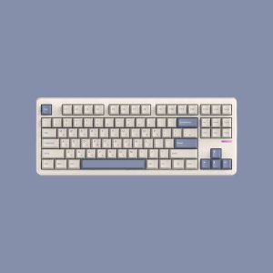 SPM PL87W 몽돌 PBT 유무선 게이밍 텐키리스 기계식 키보드 핫스왑 베이지