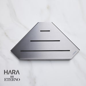 에떼르노 ES 500DG 매트그레이 욕실코너선반