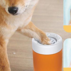 풋 강아지 발세척기 훈련 산책 닦기 발 먼지 개 반려견 씻기 흙 산책후