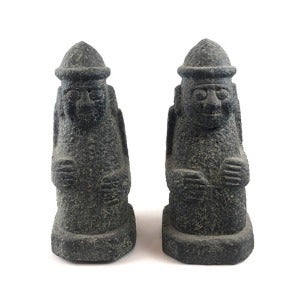 제주 돌 하르방 30cm 한쌍 하루방 인테리어소품 미니어쳐