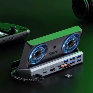 Steam Deck ROG 호환 USB 허브 스팀덱 도킹스테이션 HDMI 미러링 확장