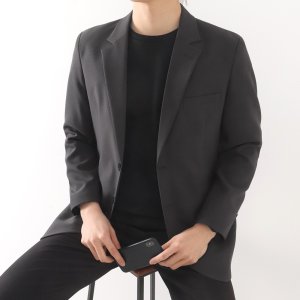 마르코 프리미엄 싱글 스판 정장 자켓 블레이저 빅사이즈 국내생산 ZZBJK021