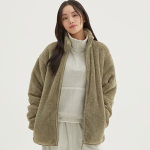 [리사이클] 스파오 베이직 퍼플리스 집업 SPFZF4TC01