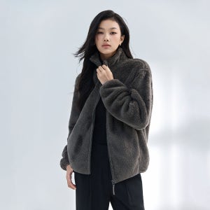 [리사이클] 스파오 베이직 퍼플리스 집업 SPFZF4TC01