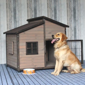 대형견집 야외 대형 실외 원목 개집 진돗개집 강아지 하우스 2XL [디자인3]