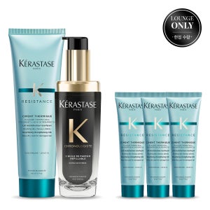 [라운지ONLY][올인원 영양케어] 케라스타즈 크로놀로지스트 헤어 오일 75ml + 시몽 테르미크 150ml 세트 (+시몽 테르미크 30ml 3개)