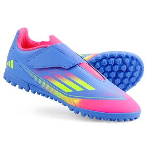 아디다스 F50 VEL 클럽 TF J IE3728 벨크로 찍찍이 아동 유소년 축구화 풋살화