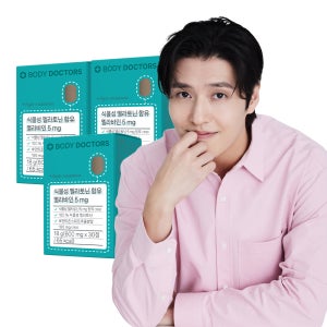 [3개월] 바디닥터스 강하늘 식물성 멜라토닌 함유 멜라바인 5mg 30정, 3개