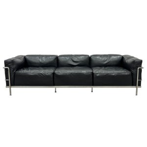 LC3 가죽 빈티지 거실 사무실 3인 소파 LC3 Sofa PU