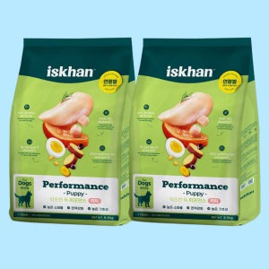 이즈칸 독 퍼포먼스 퍼피, 6.5kg, 2개