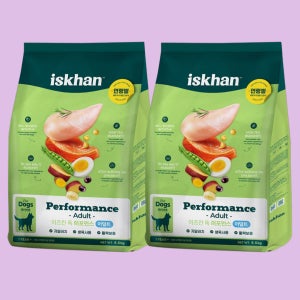 이즈칸 독 퍼포먼스 어덜트, 6.5kg, 2개