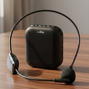 강의용무선마이크 블루투스 휴대용 헤드셋 마이크 세트 수업용 교사 가방 포함