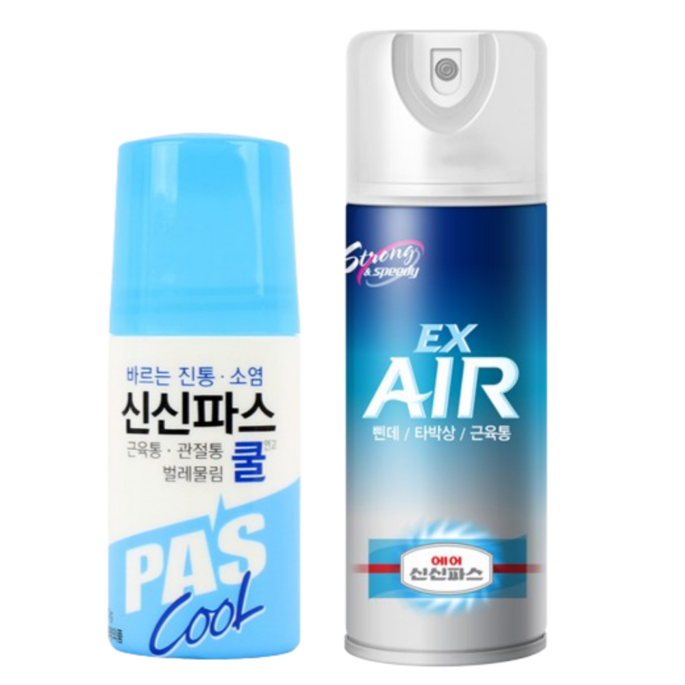 신신파스 에어파스 뿌리는파스 2개