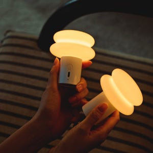 [2SET] 일광전구 스노우맨8 포터블 스탠드 무드등 수면등 캠핑조명