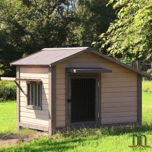 대형견집 원목 개집 야외 대형 실외 진돗개집 강아지 하우스 XL [디자인4]