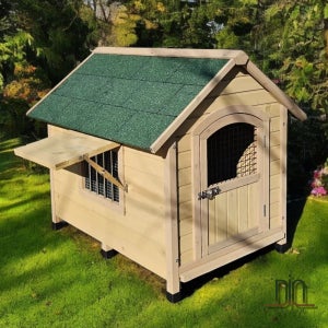 대형견집 실외 개집 야외 대형 원목 진돗개집 강아지 하우스 L [디자인5]