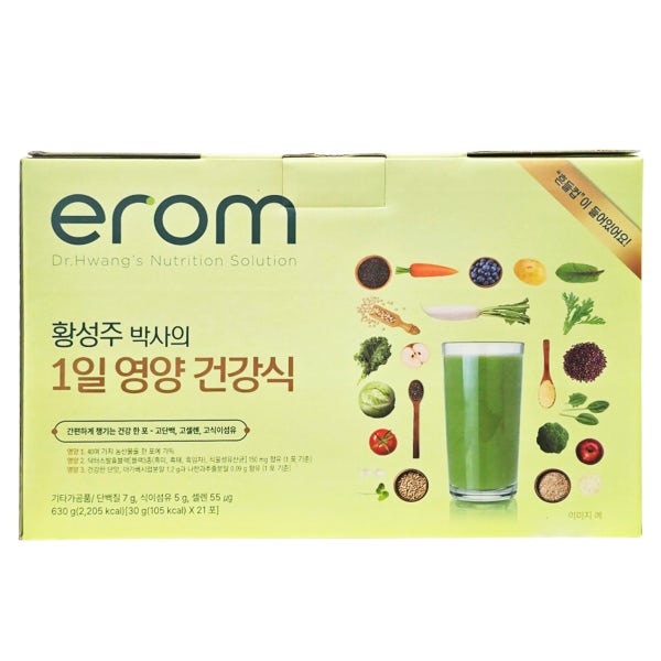 이롬 황성주 1일 영양 건강식 30g x 21 텀블러 포함 아침대용 고단백 선식 생식 코스트코