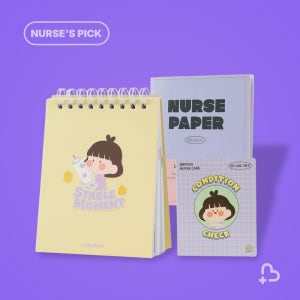 뽀너스 메이드 주머니 수첩세트 간호용품 떡메모지 미니수첩