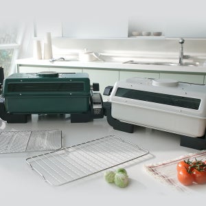 코슬리 냄새없는 만능 생선구이기 스테인리스 양면 멀티그릴 고등어구이