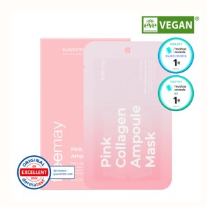 프리메이 핑크 콜라겐 앰플 마스크 10매