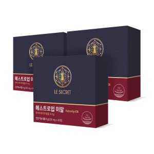 르시크릿 에스트로업 이알 3박스 3개월분 여성 갱년기 영양제 루바브뿌리추출물 ERr731