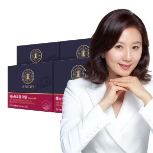 르시크릿 에스트로업 이알 여성 갱년기 영양제 루바브뿌리추출물 30정, 4개