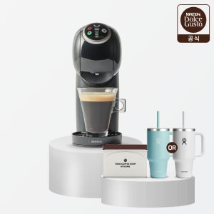 돌체구스토 지니오S 플러스 커피머신+하이드로 플라스크 텀블러 946ml+디스커버리팩 증정
