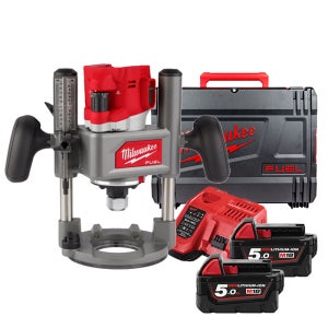 밀워키 M18 FR12-502X 충전 루터기 18V 목공 홈파기 배터리 5Ah 2개 세트