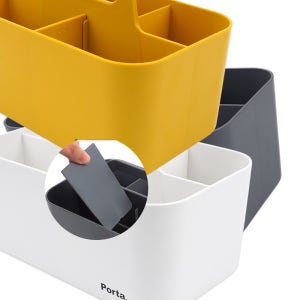 매끼니 그레이 펜꽂이 책상정리 트레이 소품함 수납케이스 데스크 정리대 볼펜꽂이 사무실