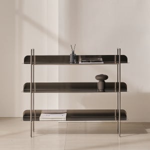 예투가구 로맨스 모듈 스테인리스 폭좁은 다용도 3단 선반장