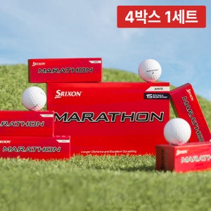 [4박스 60구] 던롭 스릭슨 NEW 마라톤 롱 디스턴스 2.0 2피스 15구 골프공