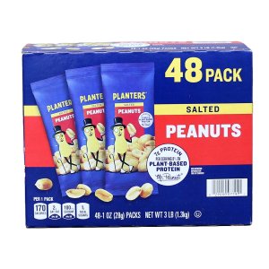 비행기땅콩 기내간식 맥주안주 플랜터스 솔티드 피넛 28g x 48팩