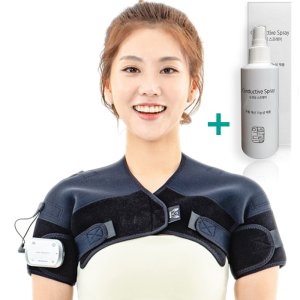 어깨 관절 근육 저주파 마사지기 견관절 승모근 EMS 자극 관리기 웨어러블 입는 안마기