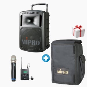 MIPRO MA-808M 이동식 500W 블루투스 무선 스피커