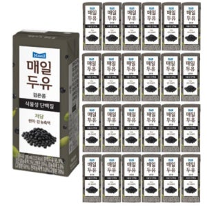 매일유업 매일두유 저당 검은콩 두유 190ml x 48개