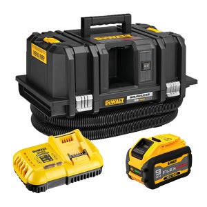 디월트 DCV585X1 충전 건습식 집진기 60V 대형 청소기 배터리(3.0) 1개 세트