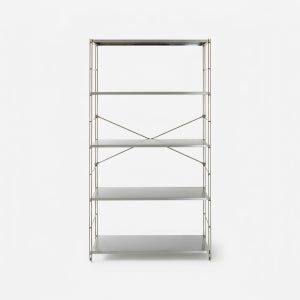 CHAKOC 선반 850 넓은 850mmx420mmx1550mm, 5단, 스테인리스 3830.3525