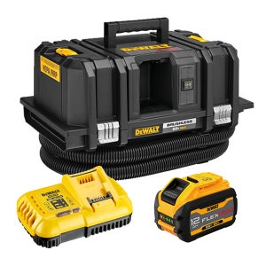 디월트 DCV585Y1 충전 건습식 집진기 60V 대형 청소기 배터리(4.0) 1개 세트