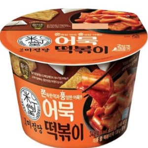 미정당 어묵 떡볶이 346g 컵떡볶이 떡볶이밀키트