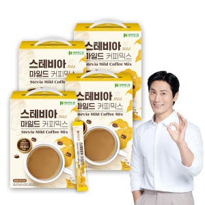 네이처드림 제로슈가 스테비아 커피믹스 마일드 100개입, 4개