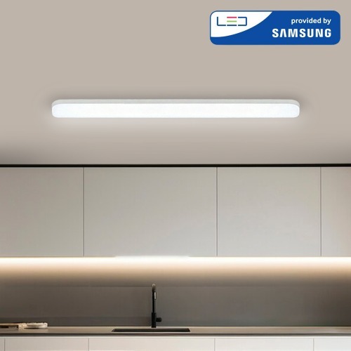 국산 LED 주방등 1200 더슬림 50W 삼성칩 플리커프리 주광색