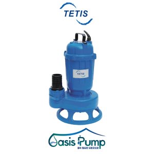 테티스펌프 TSP-751A 자동 1마력 50A 수중 단상 오배수 펌프 플로트스위치