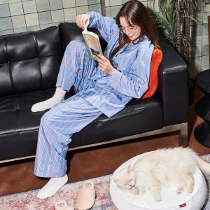 [Long Sleeves]댄스온더플로어 퍼리스 파자마 (8color 3size) 털안붙는파자마 커플파자마