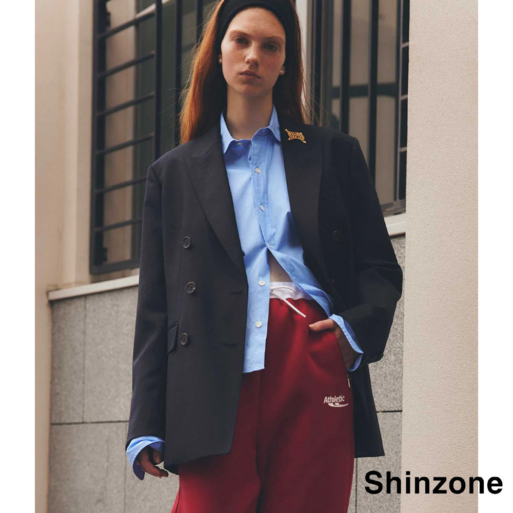 25SS SHINZONE DOUBLE BREASTED 신존 울 재킷