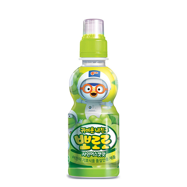 Pororo Beverage Shine Muscat Flavor, 235ml, 1pc